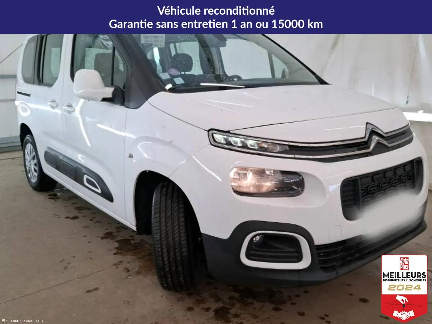 Citroen Berlingo Taille M PureTech 130 S\u0026S EAT8 Feel +Clim auto +Caméra de recul +Nav Blanco - 2