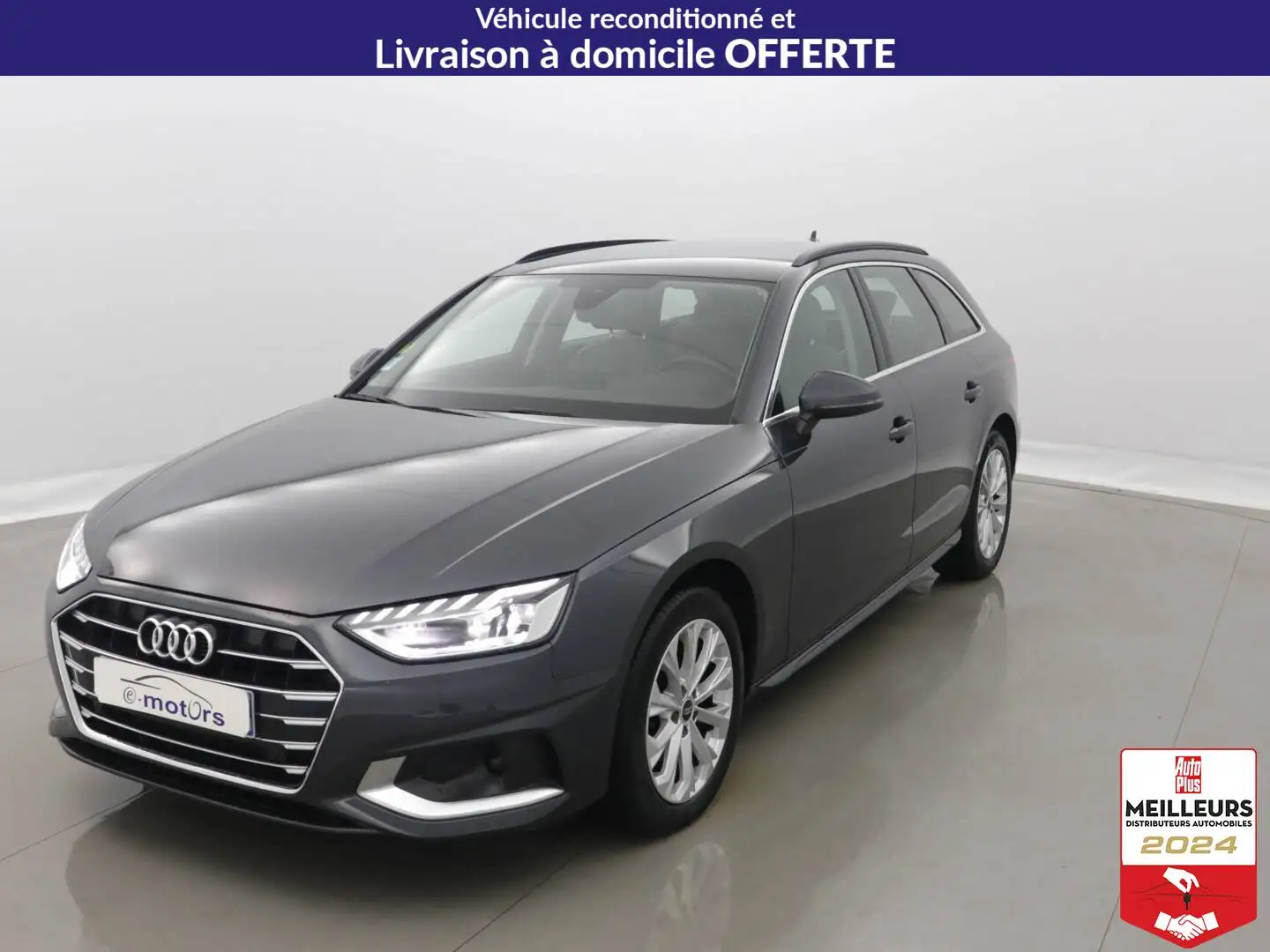 Audi A4 30 TDI 136 S tronic 7 Design +GPS +Caméra Gris - 1