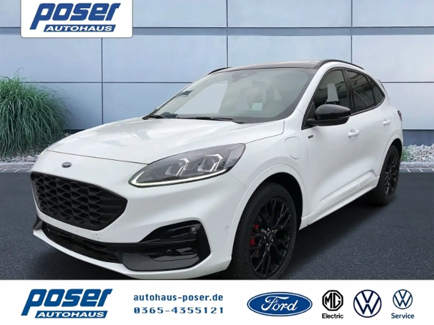 Ford Kuga Plug-In Hybrid ST-Line X KLIMA LED NAVI ALU Blanc - 1