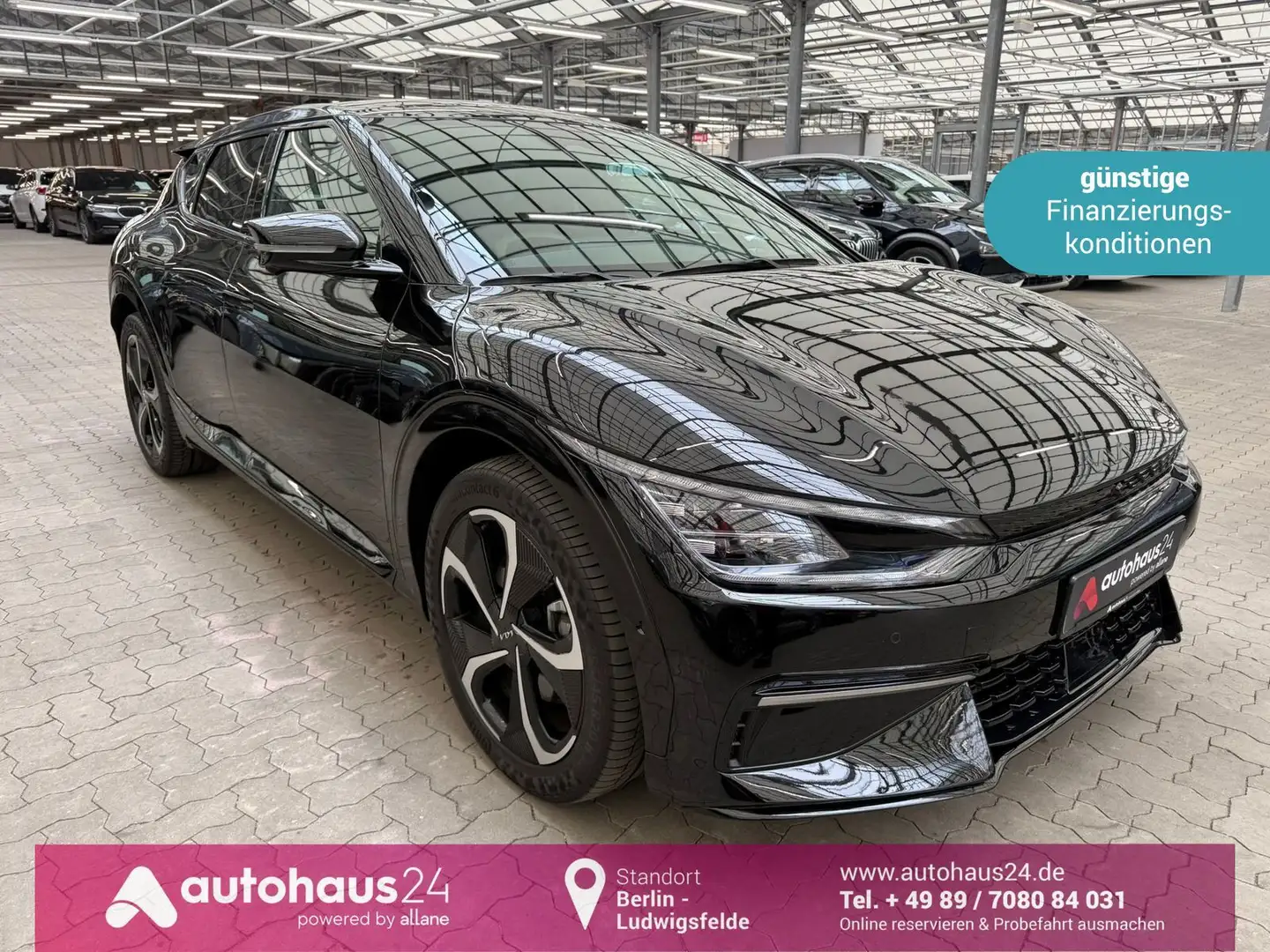 Kia EV6 Elektro 77,4 kWh GT Line 4WD|ACC|Navi Noir - 1