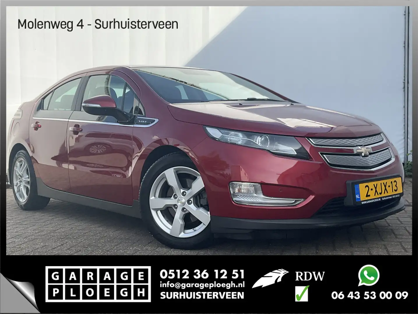 Chevrolet Volt 1.4 LTZ PHEV Bose Leder Stoelverw Nav/Cam Voll.Ond Piros - 1