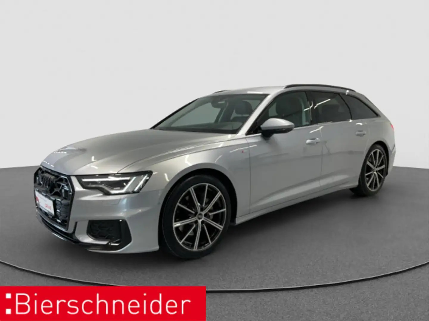 Audi A6 Av 50 TDI qu S-Line Black AHK MATRIX HuD 360 Silber - 2
