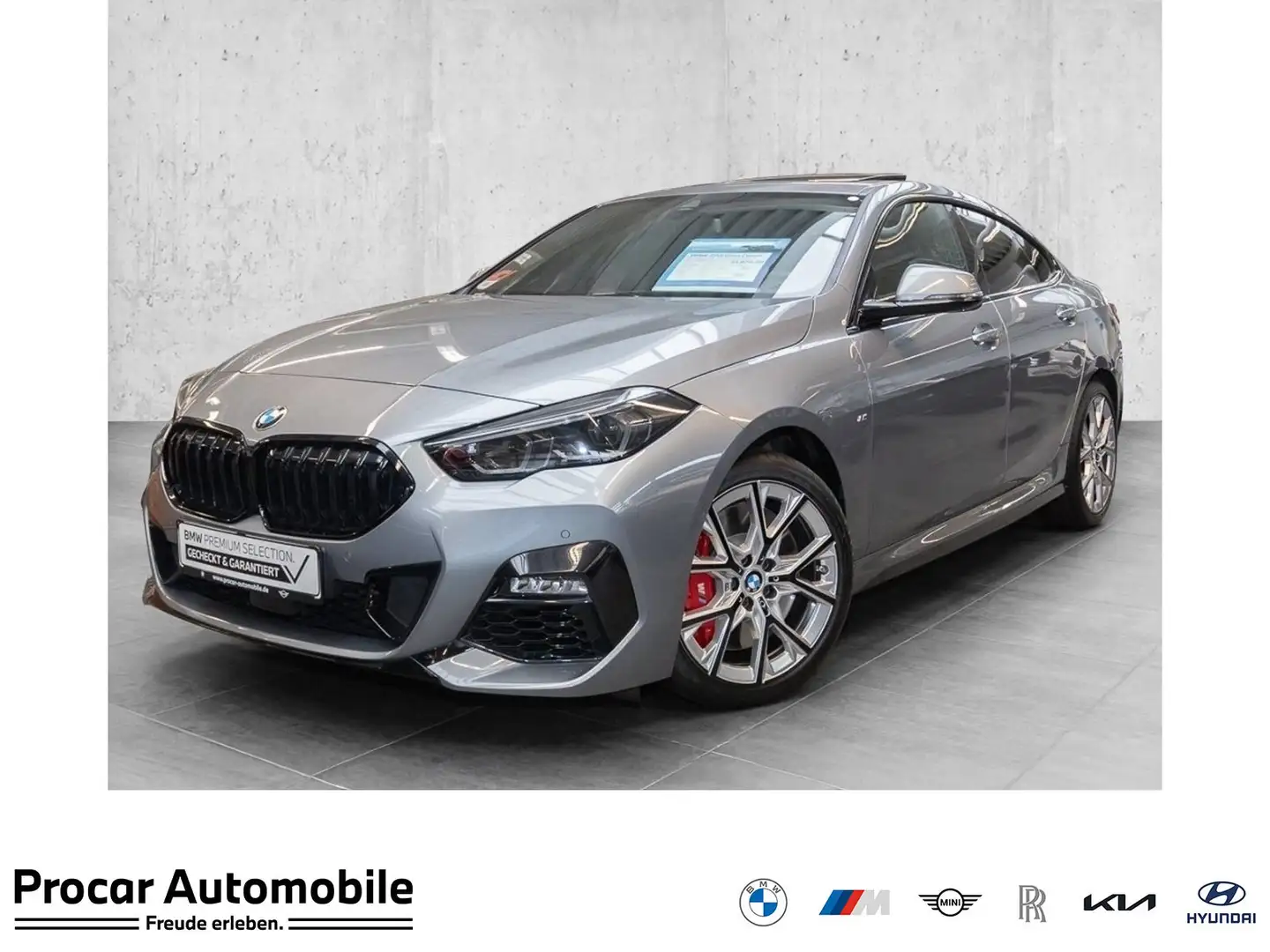 BMW 220 i Gran Coupé Sportpaket Head-Up HK HiFi DAB Grau - 1