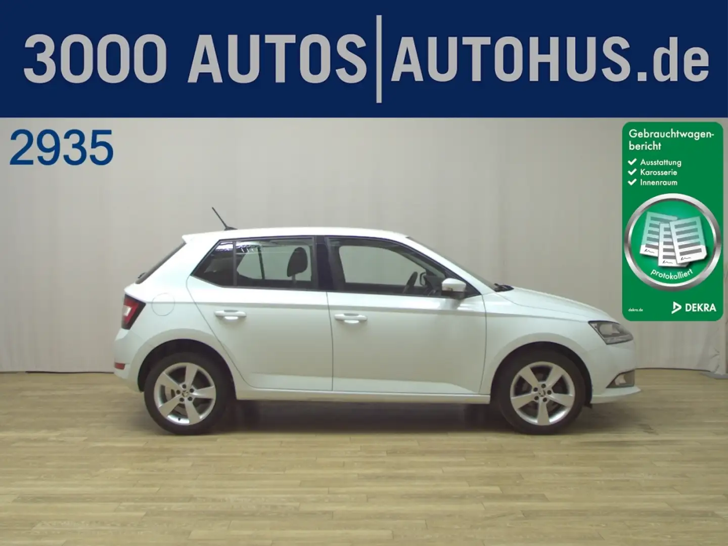 Skoda Fabia 1.0 Cool Plus PDC Klima DAB Weiß - 1