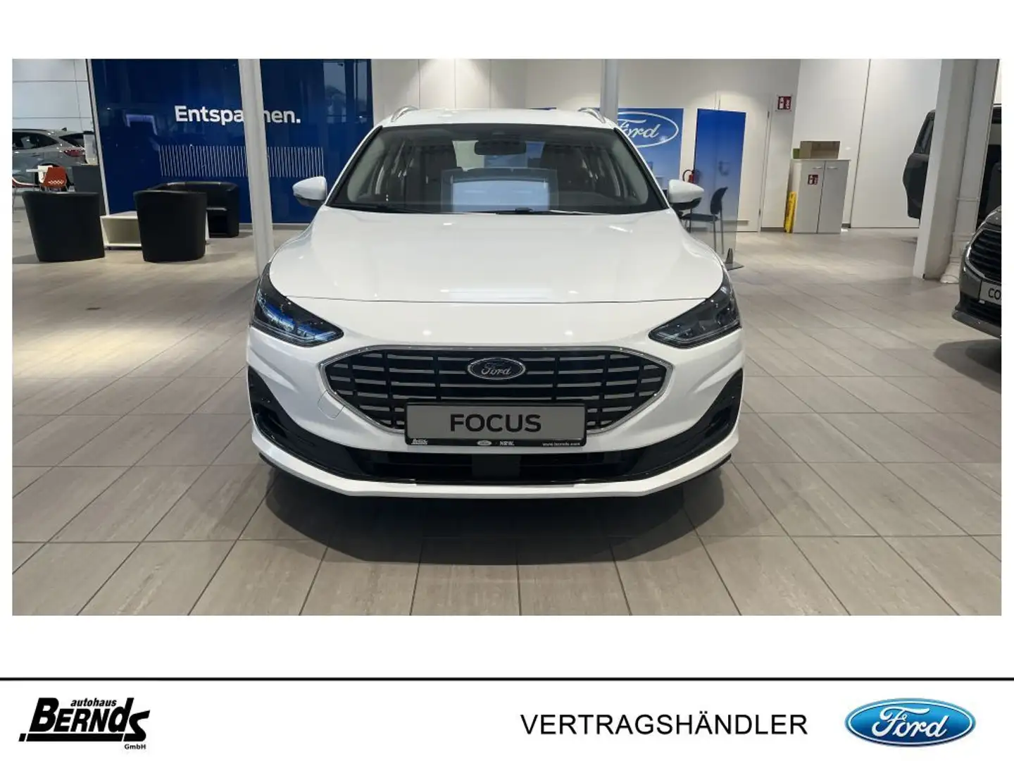 Ford Focus Turnier 1.0 EcoBoost Hybrid TITANIUM (DEH) Wit - 2