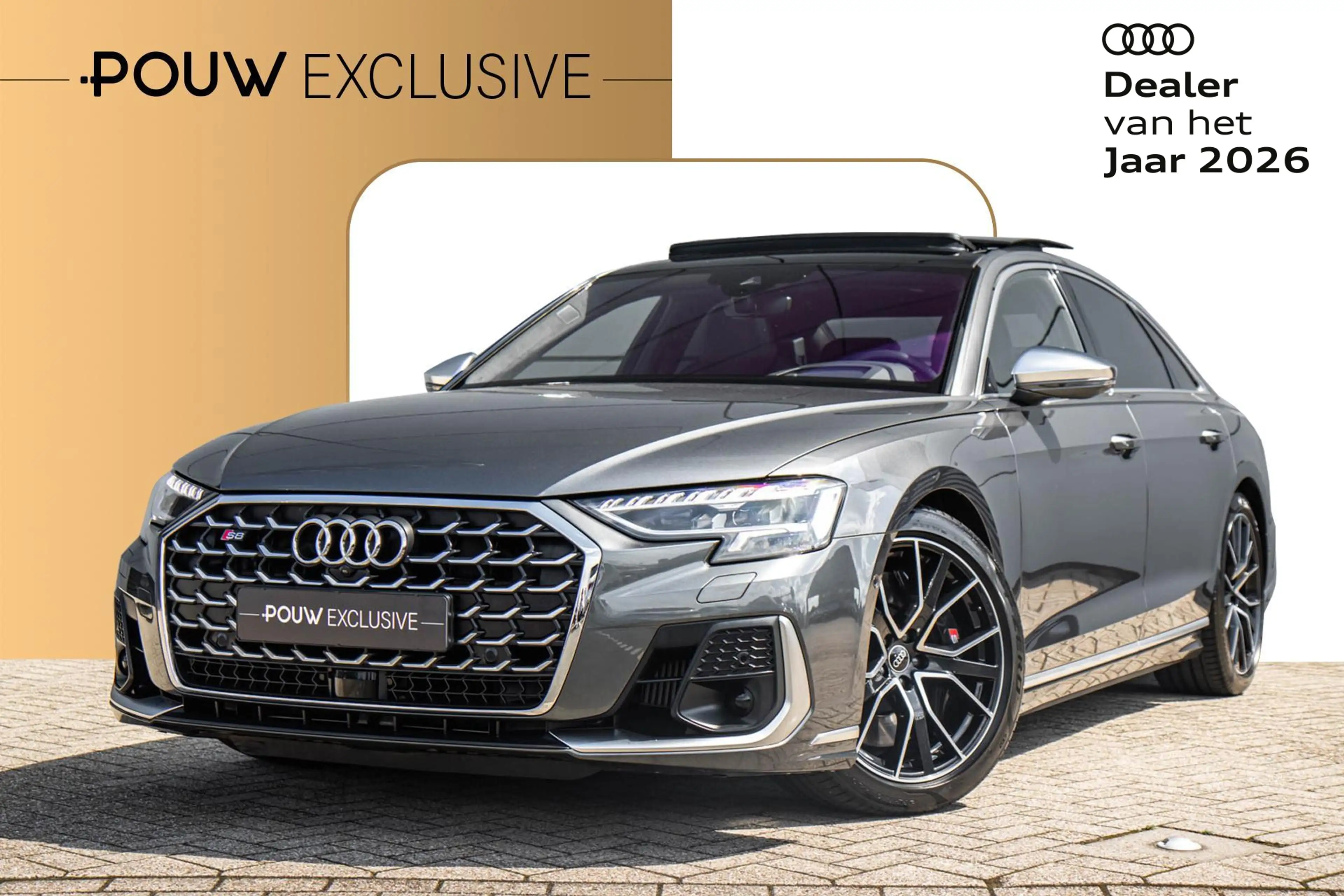 Audi S8 4.0 TFSI 571pk quattro | Panoramadak | B&O | Stoel