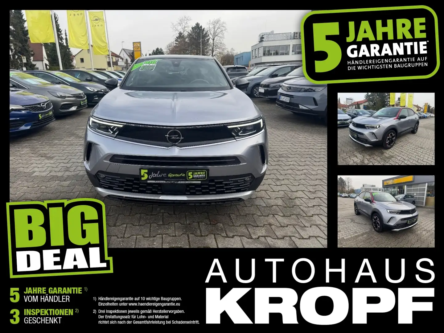 Opel Mokka 1.2 Turbo Fin ab 2,99% LED+Navi+SHZ+Kam. Grigio - 1