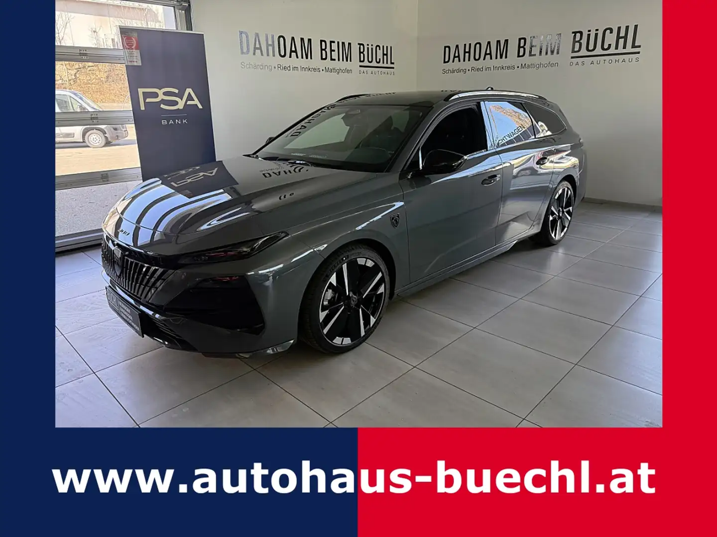 Peugeot 308 SW Hybrid 145 e-DSC6 GT Exclusive Vollaustattung Grau - 1