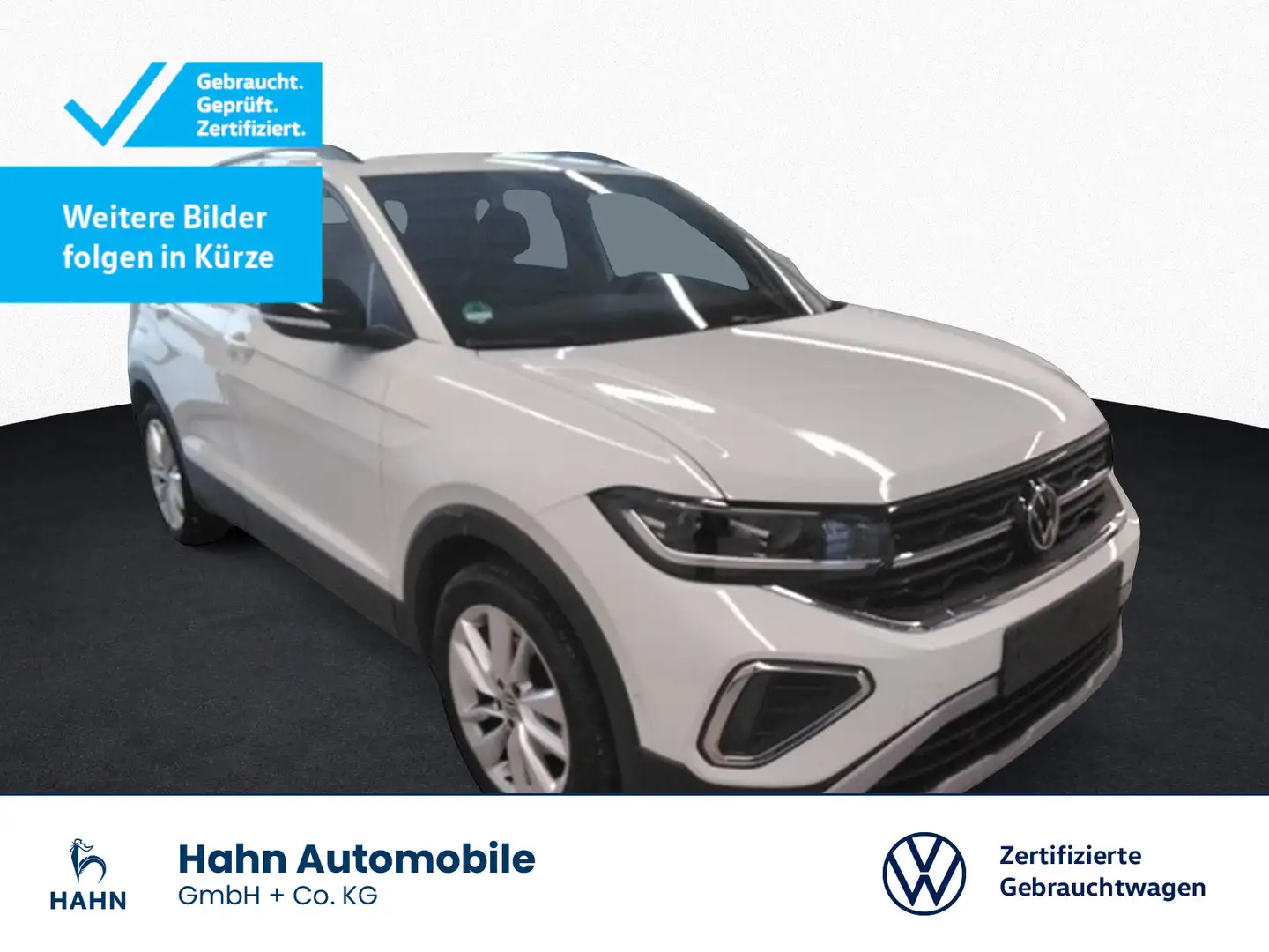 Volkswagen T-Cross 1.0TSI DSG Goal ACC Cam Matrix Navi SHZ Weiß - 1