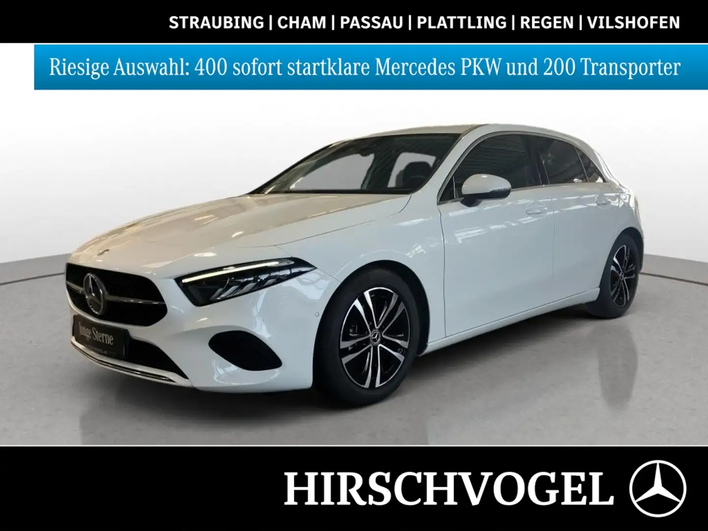 Mercedes-Benz A 180 Progressive Line+MBUX+Navi-Pr.+LED+Kam+PDC Weiß - 1