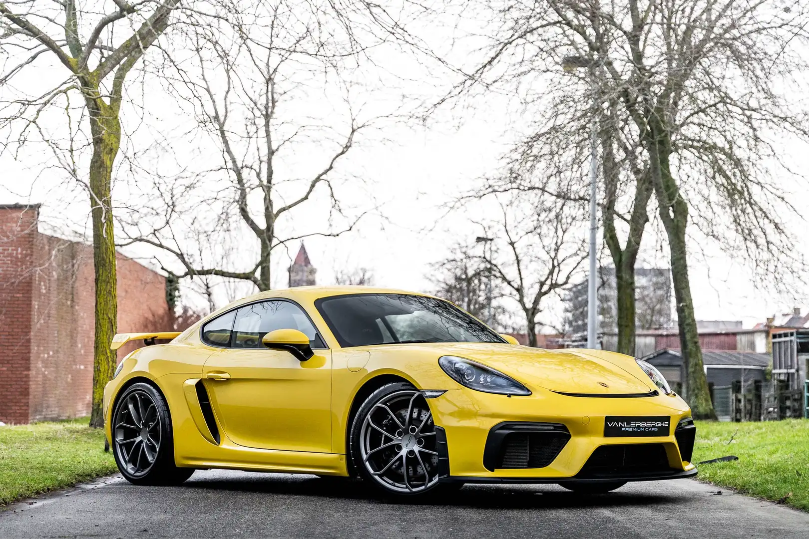 Porsche Cayman 718 GT4 * MANUEEL * CLUBSPORT * 1 OWNER * BELGIAN Jaune - 1
