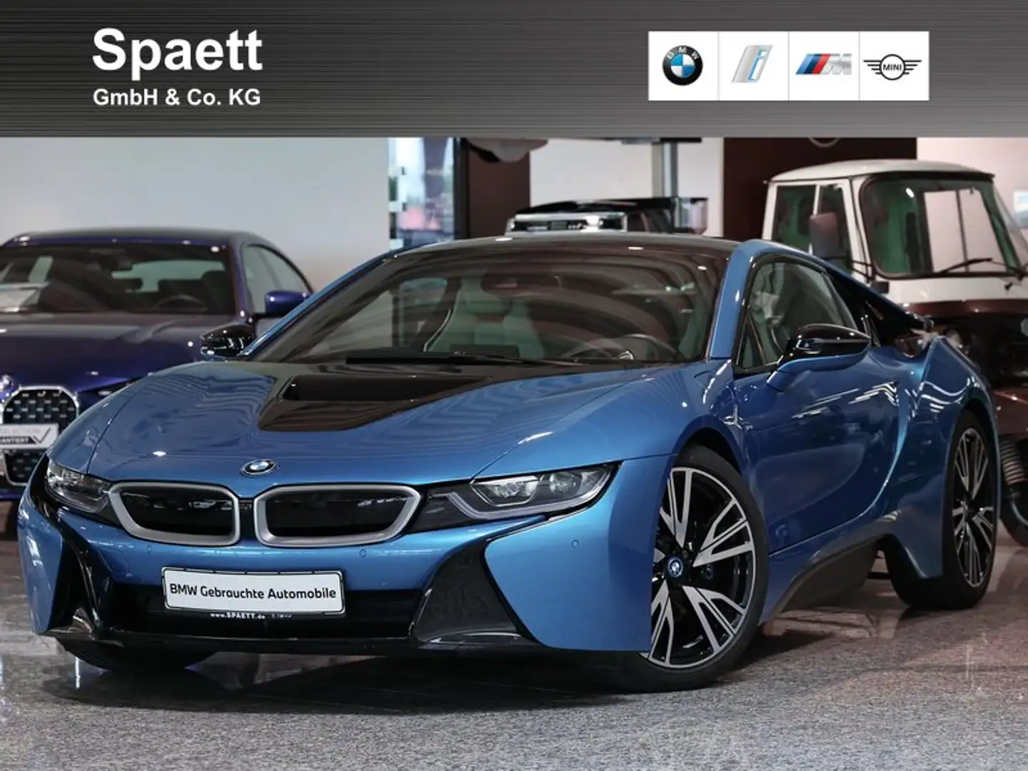 BMW i8 Head-Up HK HiFi DAB Komfortzg. el. Sitze Shz Blau - 1