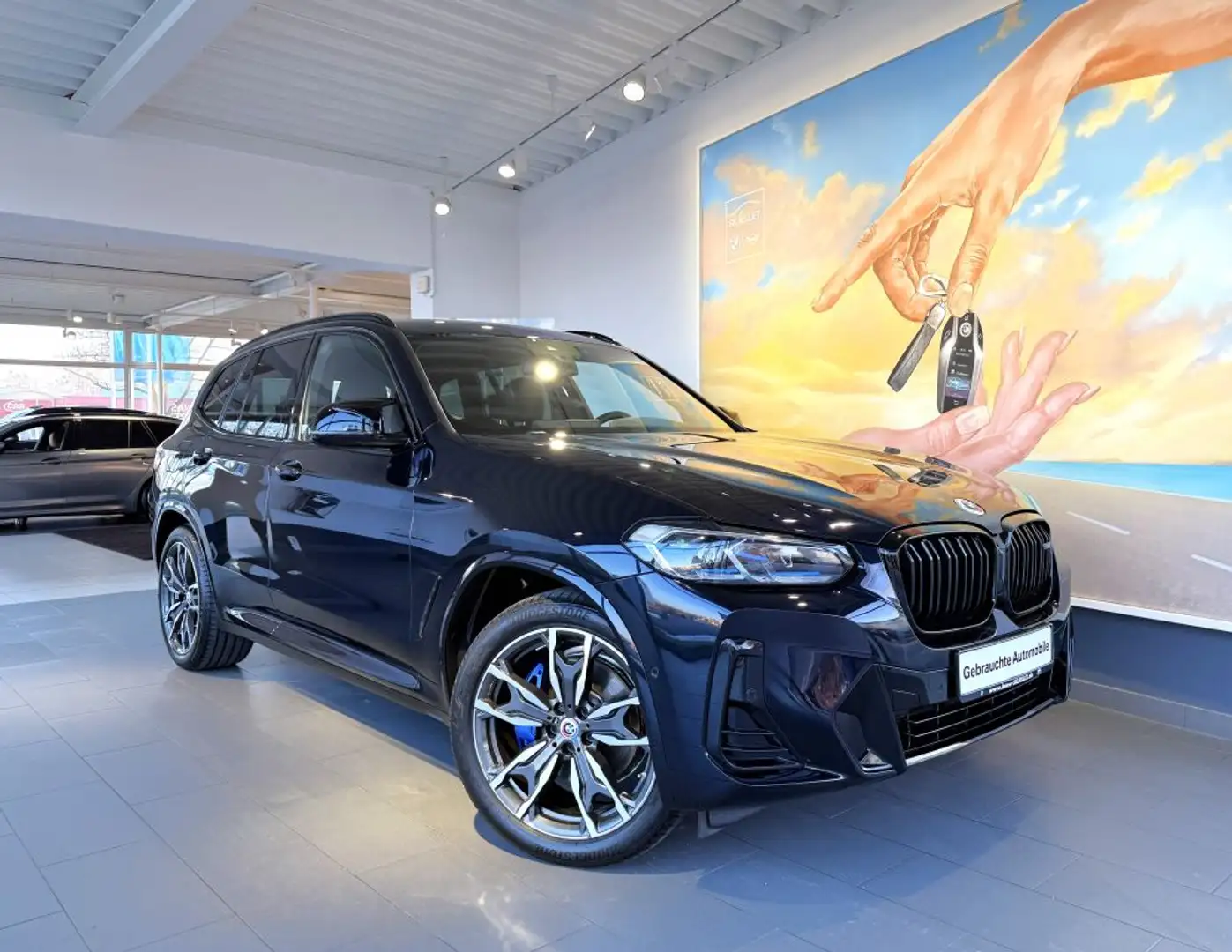 BMW X3 M40d HUD+KOMF+HARM+Laser+SPUR+20''+50J-MSport Blau - 2