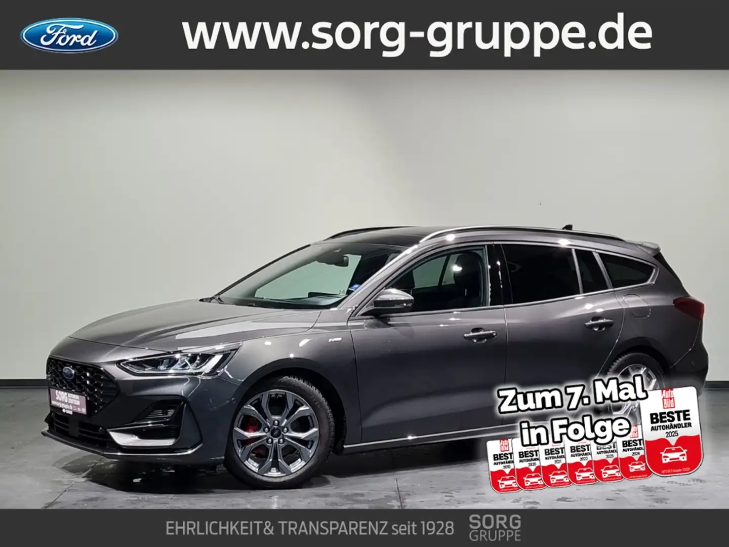 Ford Focus 1.5 EcoBlue ST-Line X*AUTO*PANO*B&O*-47%* Grau - 1