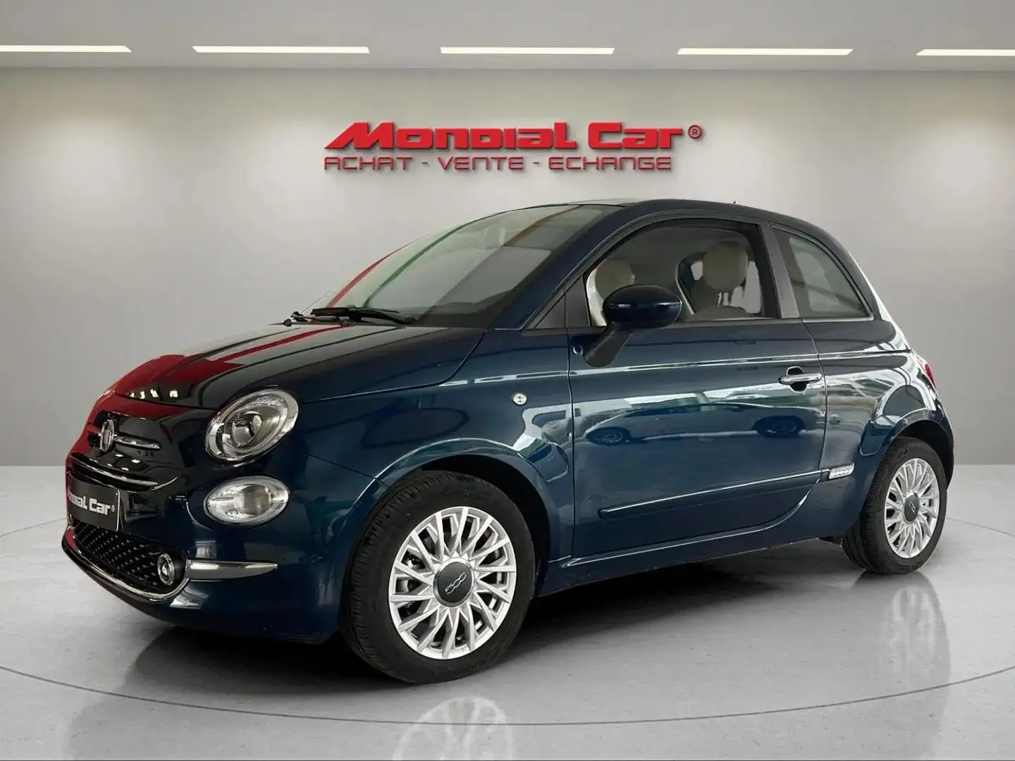 Fiat 500 500 1.0i *Régulateur de vitesse*Apple CarPlay* Bleu - 1