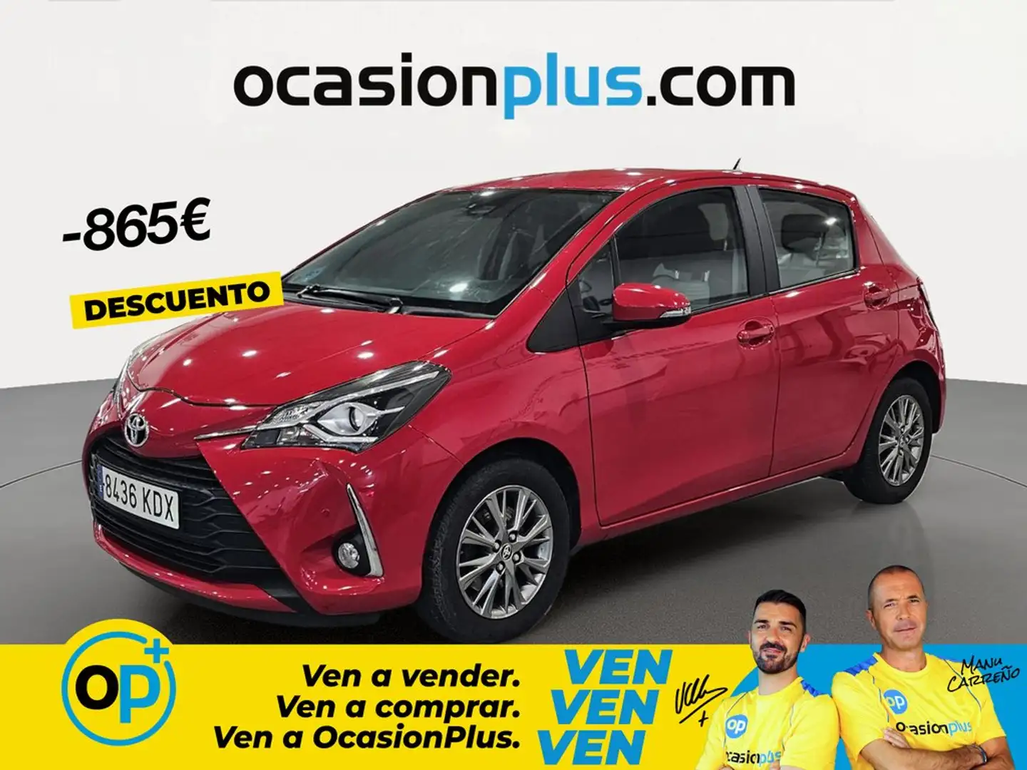 Toyota Yaris 1.5 Active Rojo - 1