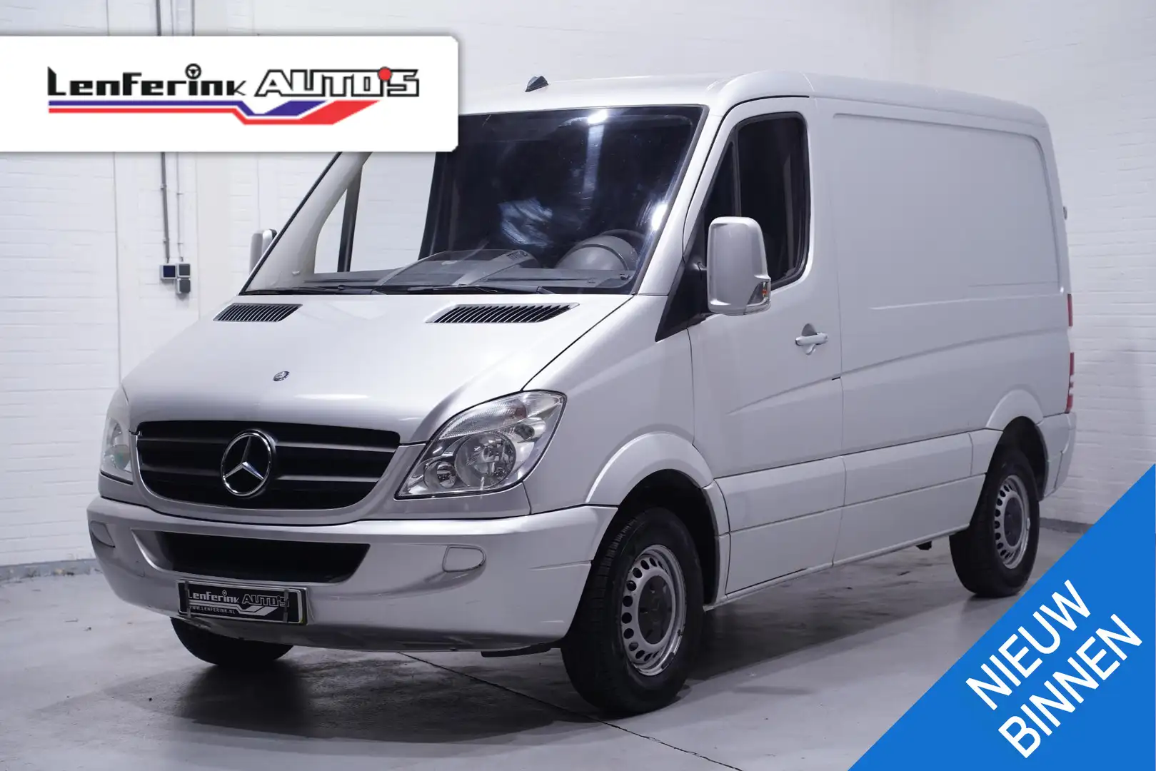 Mercedes-Benz Sprinter 210 CDI 95 pk L1H1 Slechts 164 dkm, NAP Laadruimte Zilver - 1