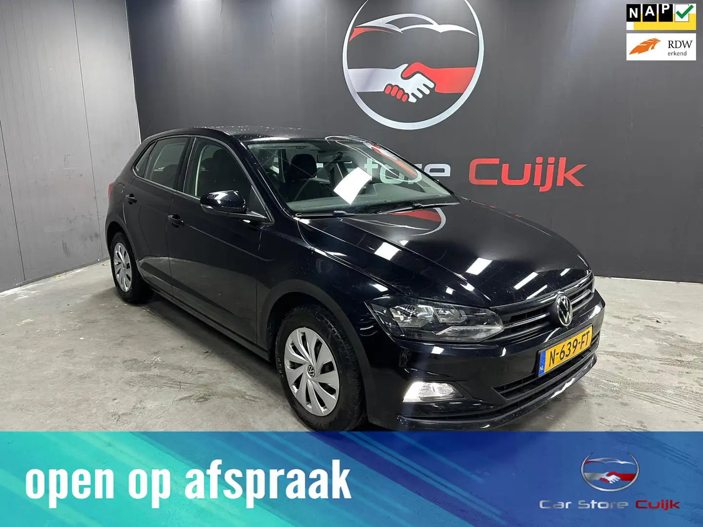 Volkswagen Polo 1.0 TSI Comfortline | ACC | Cam | Navi | CarPlay Noir - 1