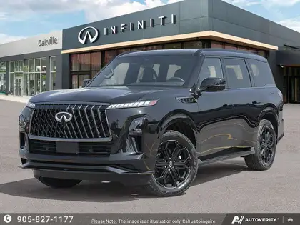 Black 2027 INFINITI QX80 SUV / Crossover All-Wheel Drive Automatic