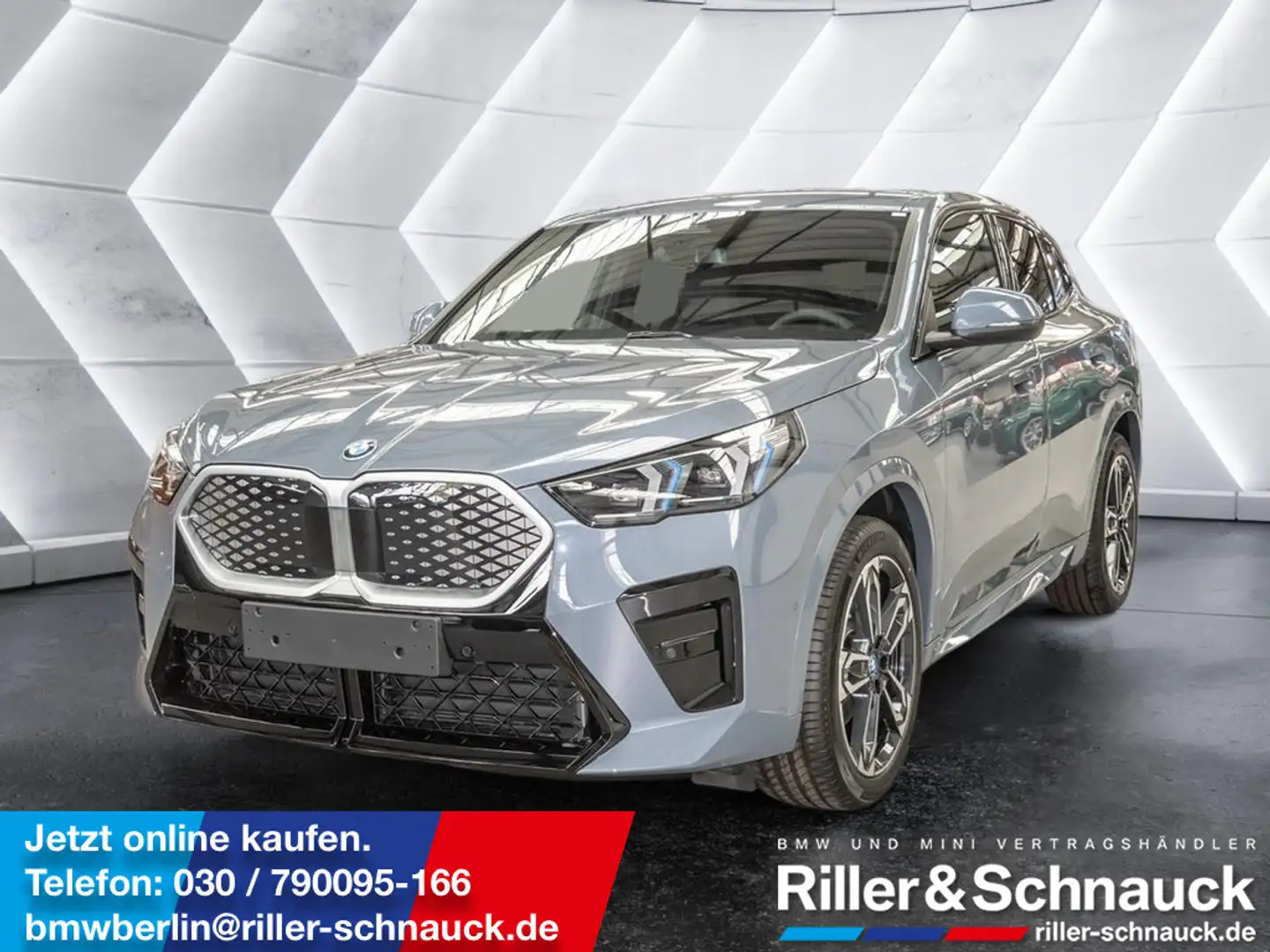 BMW iX2 eDrive 20 M-Sport PDC SHZ KAMERA NAVI LED Gris - 1