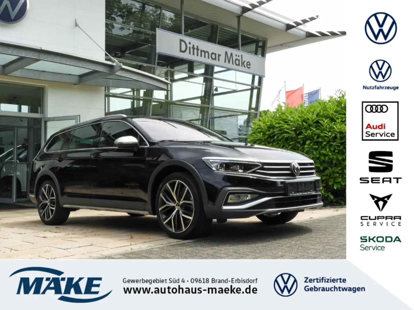 Volkswagen Passat Alltrack 2.0TDI DSG 4m VOLL STDHZG DCC IQ.L Schwarz - 1