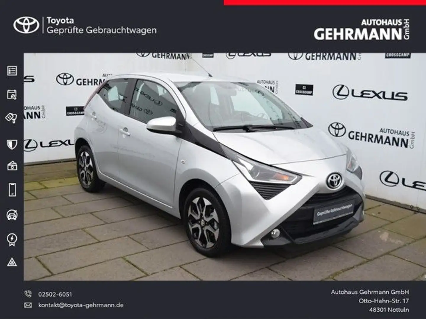 Toyota Aygo AYGO x-play club*CarPlay* Silber - 1