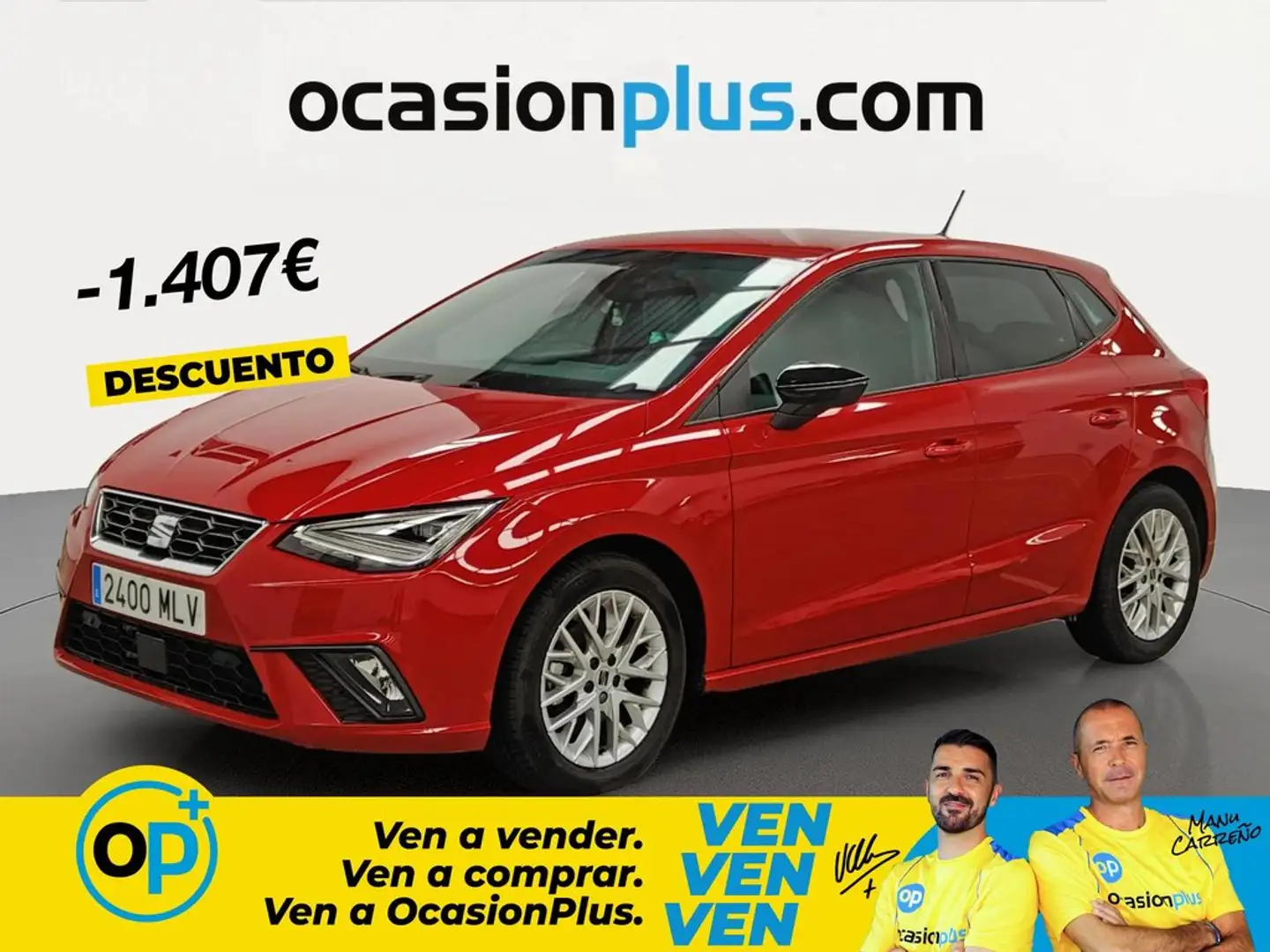 SEAT Ibiza 1.0 TSI S&S FR 110 Rojo - 1