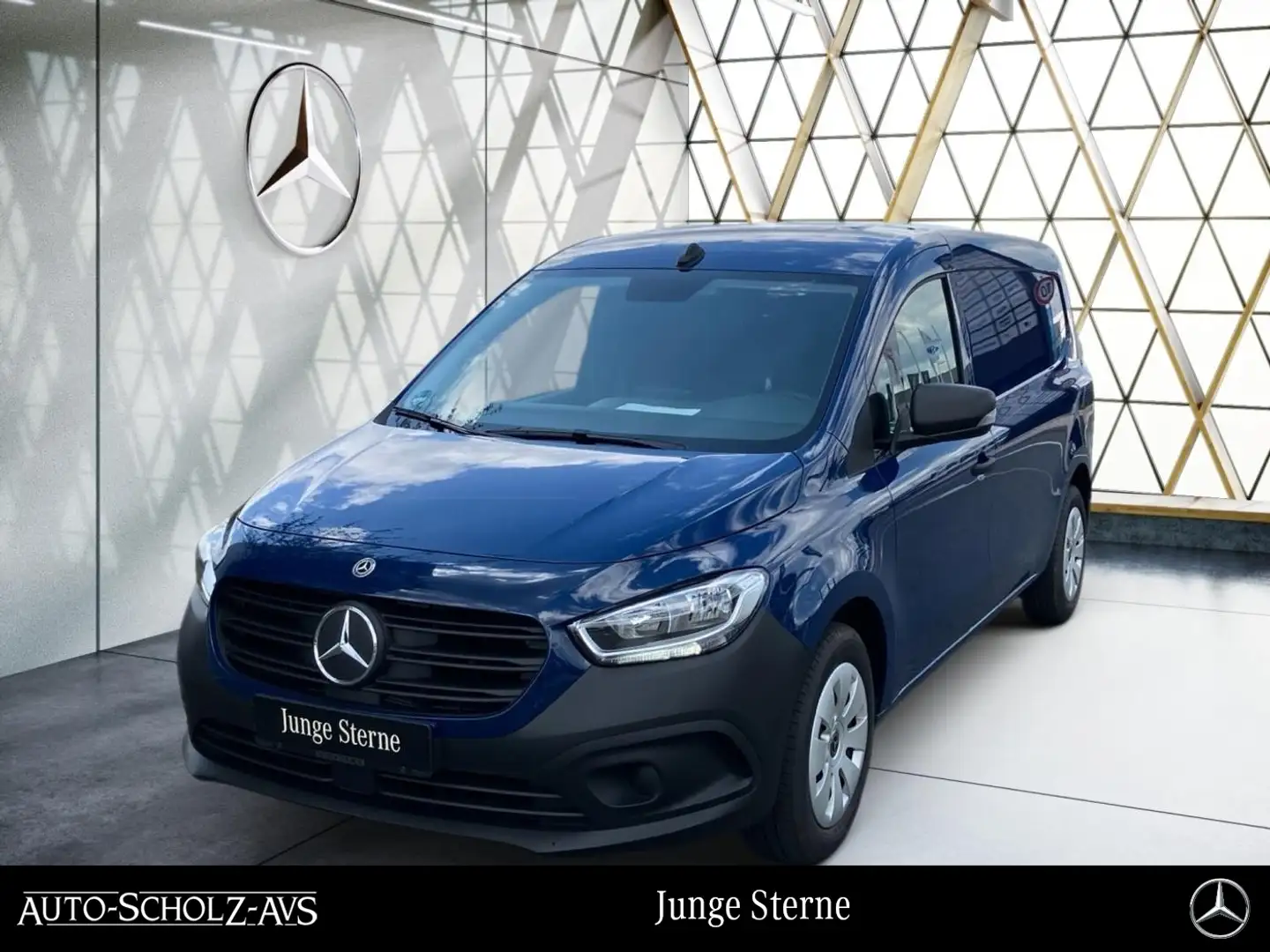 Mercedes-Benz Citan e Kasten BASE Lang +MBUX+AHK+KlimaA+2xKlima Blau - 1