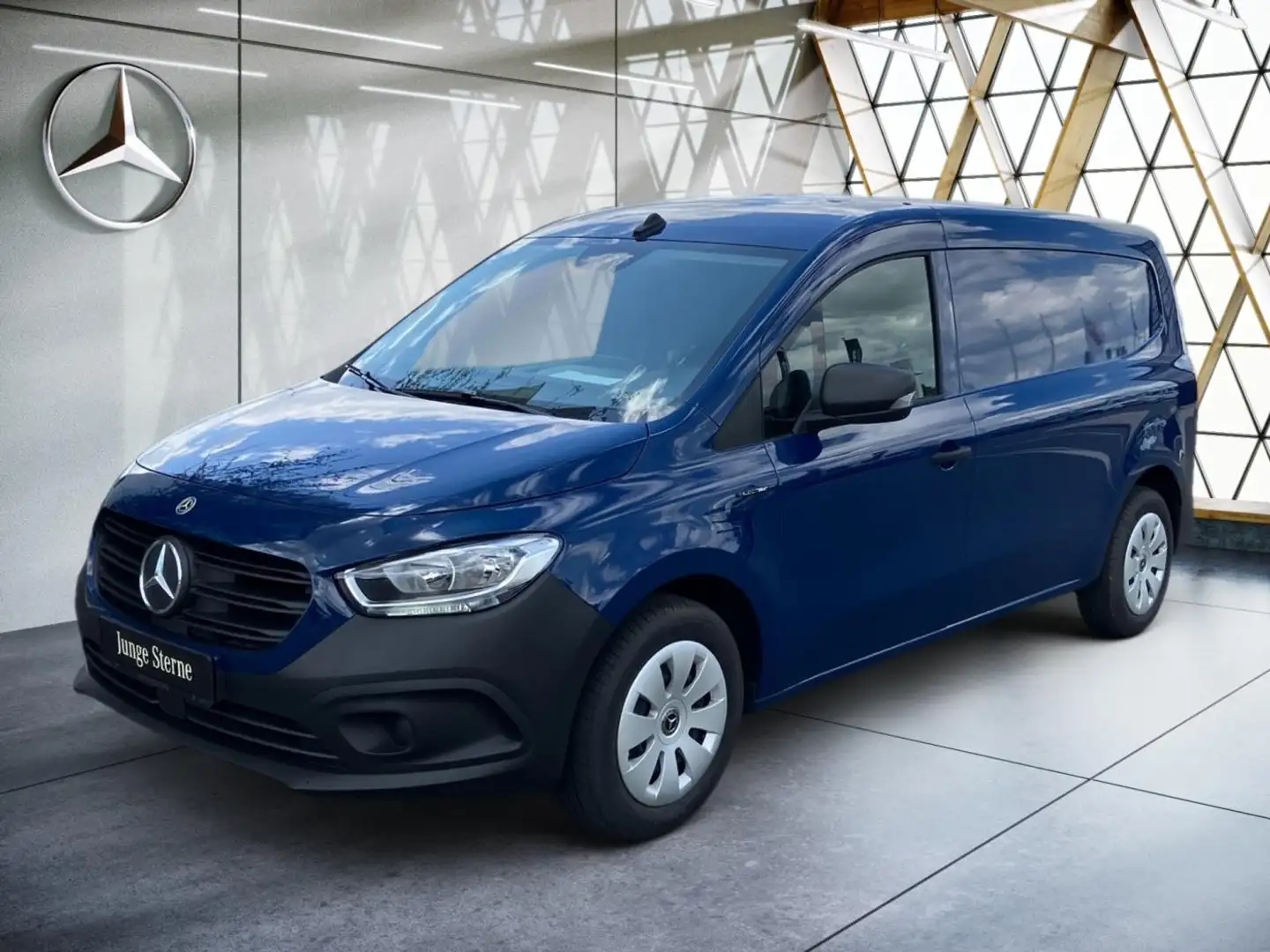 Mercedes-Benz Citan e Kasten BASE Lang +MBUX+AHK+KlimaA+2xKlima Blau - 2