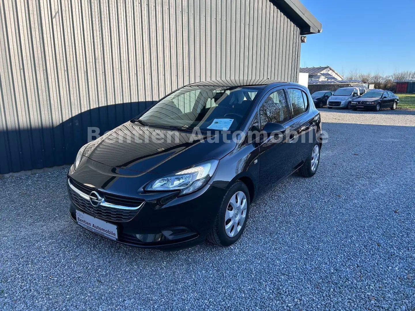 Opel Corsa E Edition ecoFlex,Klima,SHZ,LHZ, Schwarz - 2