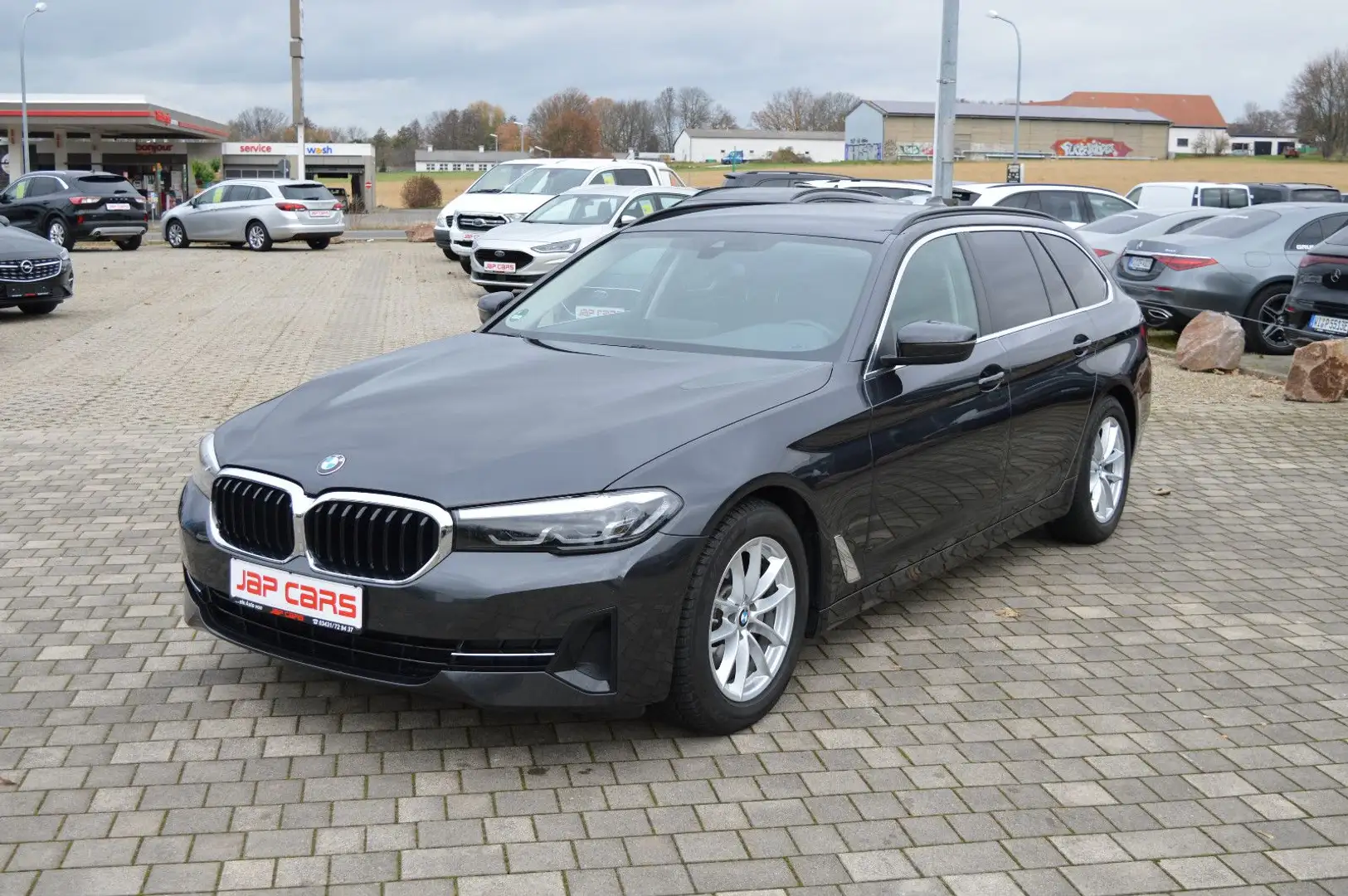 BMW 520 d Touring Aut.+Leder+LED+Navi+WR Gris - 1