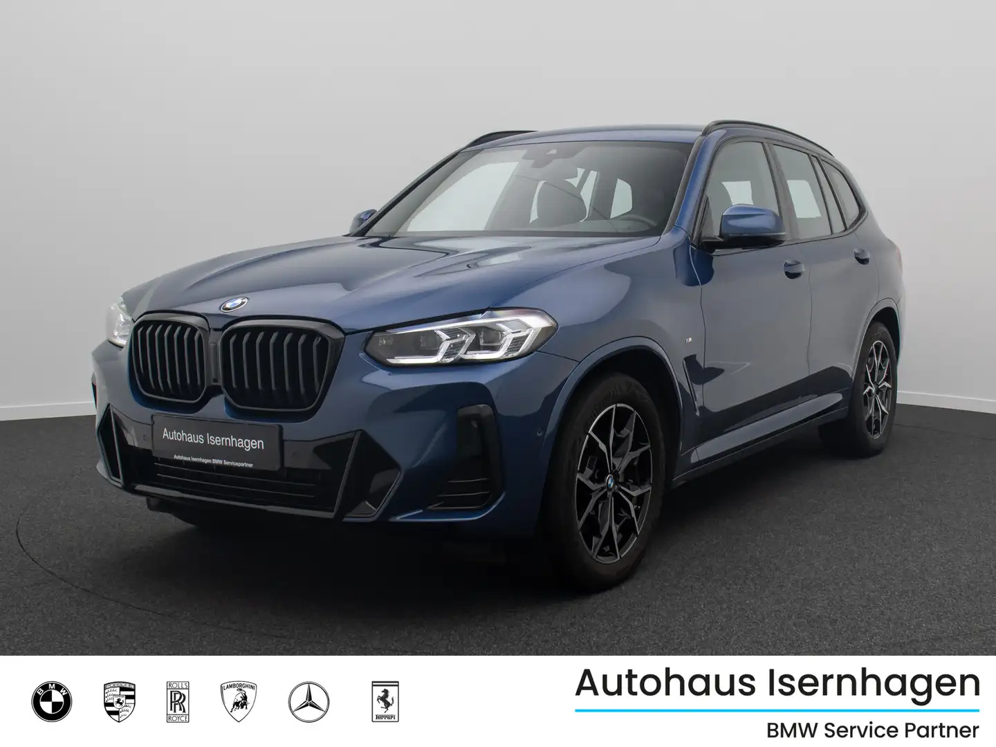 BMW X3 M Sport AHK Kamera DAB HiFi Standheizun Blau - 1