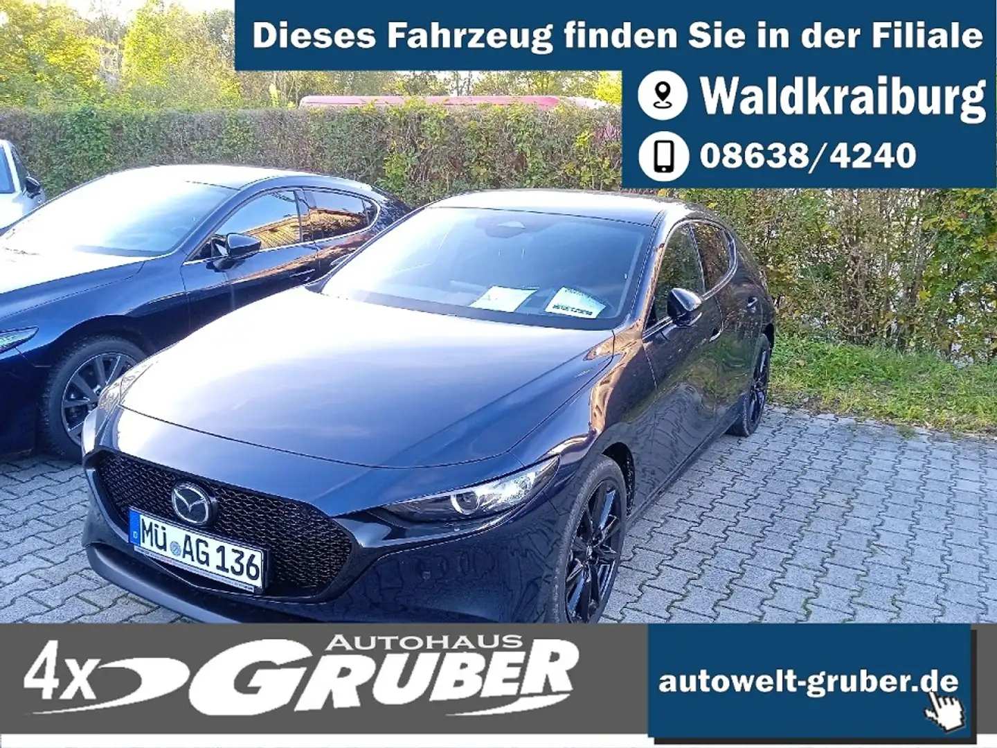 Mazda 3 e-SKYACTIV X 186ps Automatik Homura Blau - 1