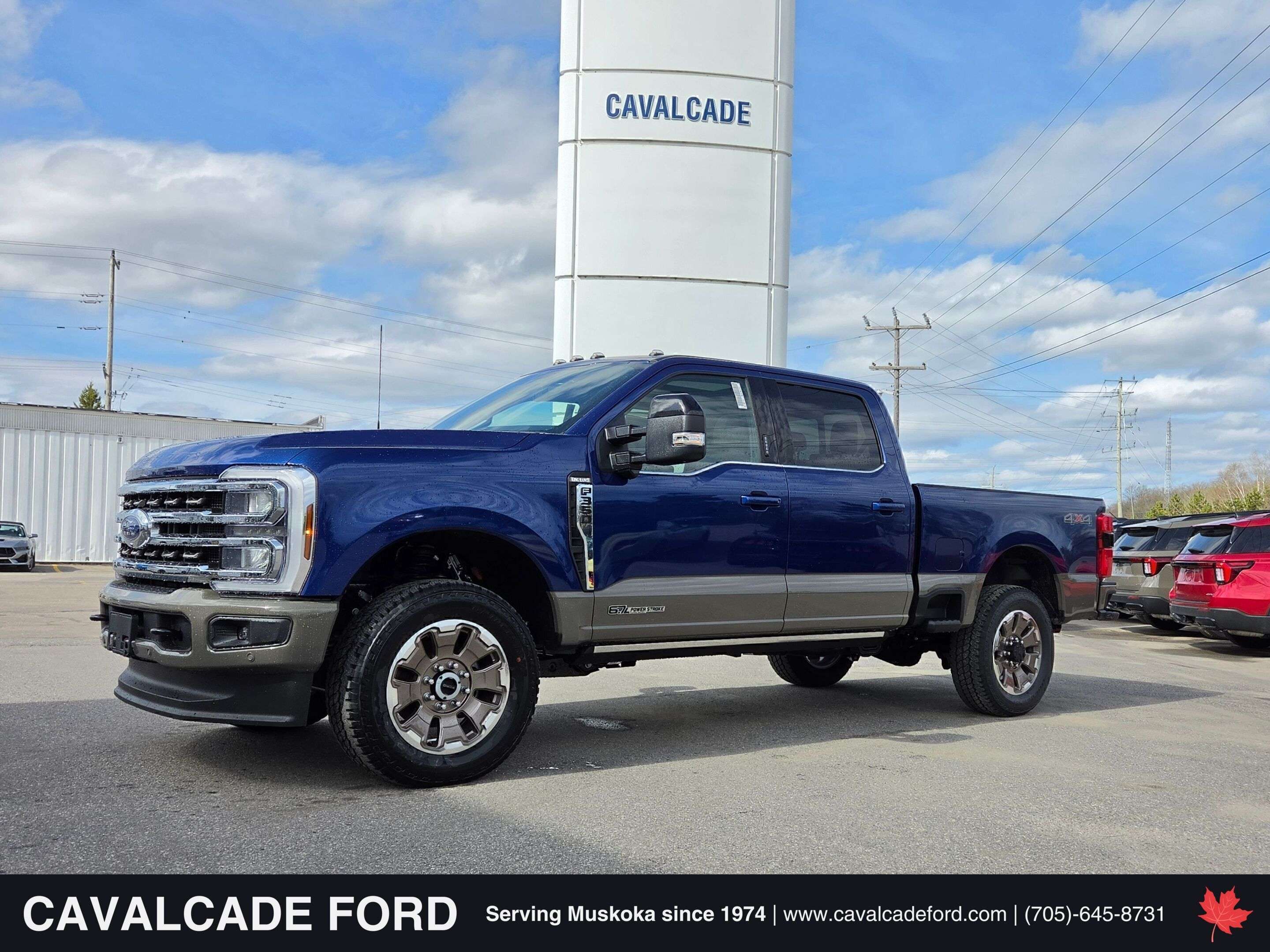 Blue 2026 Ford F-350 Super Duty Pickup Truck Four-Wheel Drive Automatic
