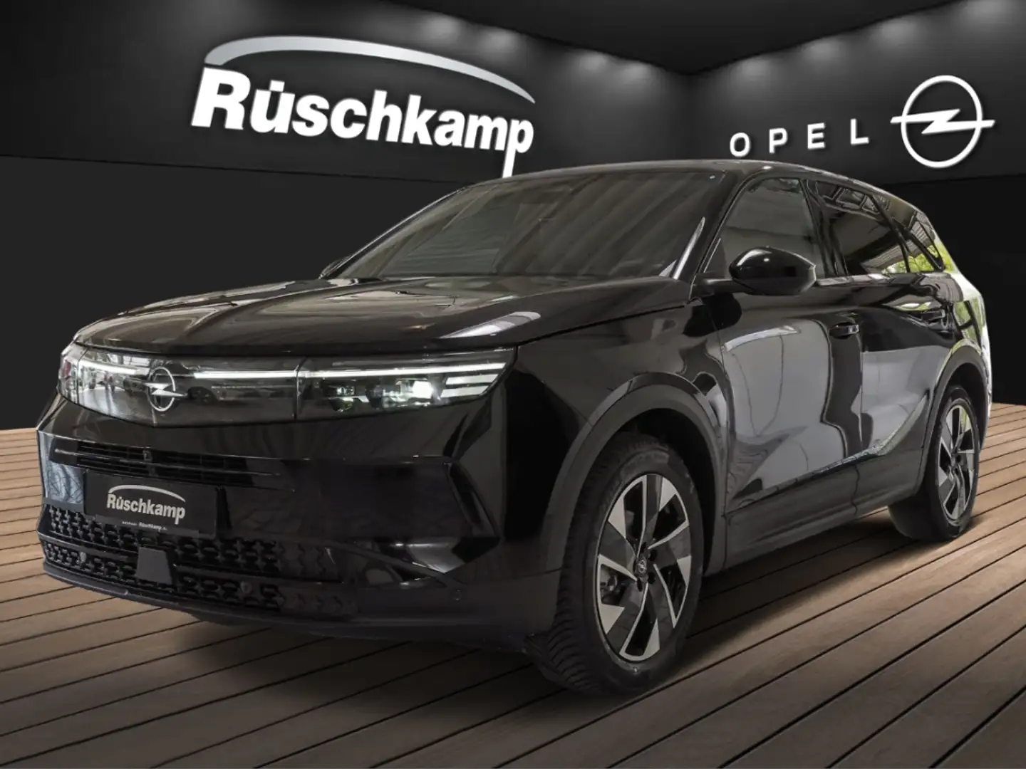 Opel Grandland GS 1.2 Voll-LED 360-Kam Navi 19'' Allwetter Schwarz - 1