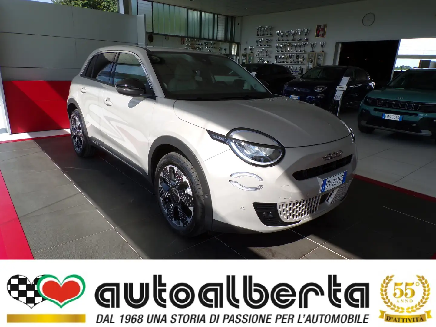 Fiat 600 e La Prima 156cv 100 % Elettrica NUOVA KMZERO Beige - 1