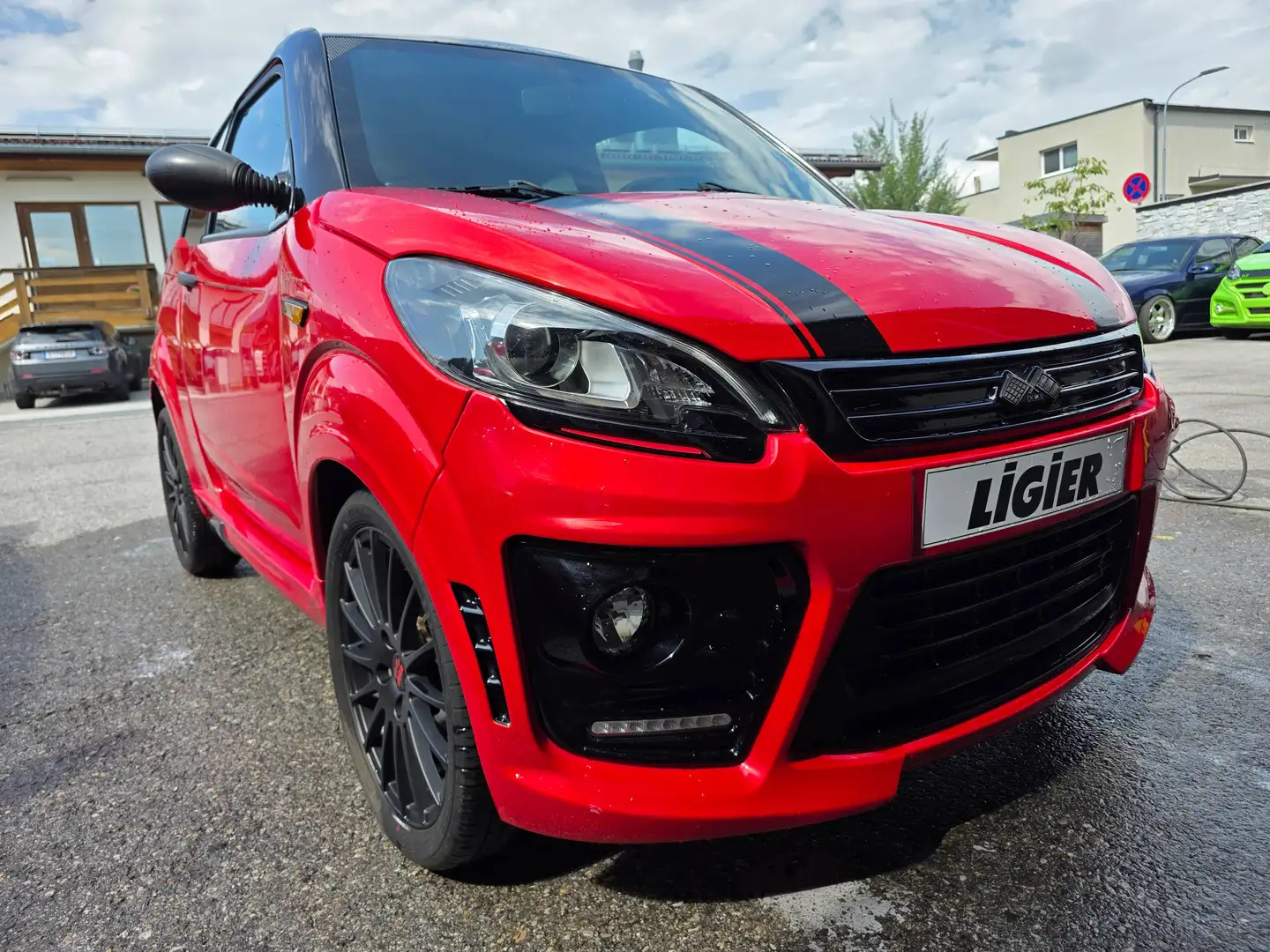 Ligier JS 50 JS50L Ultimate Sport Pickerl Servolenkung TOP Rot - 2