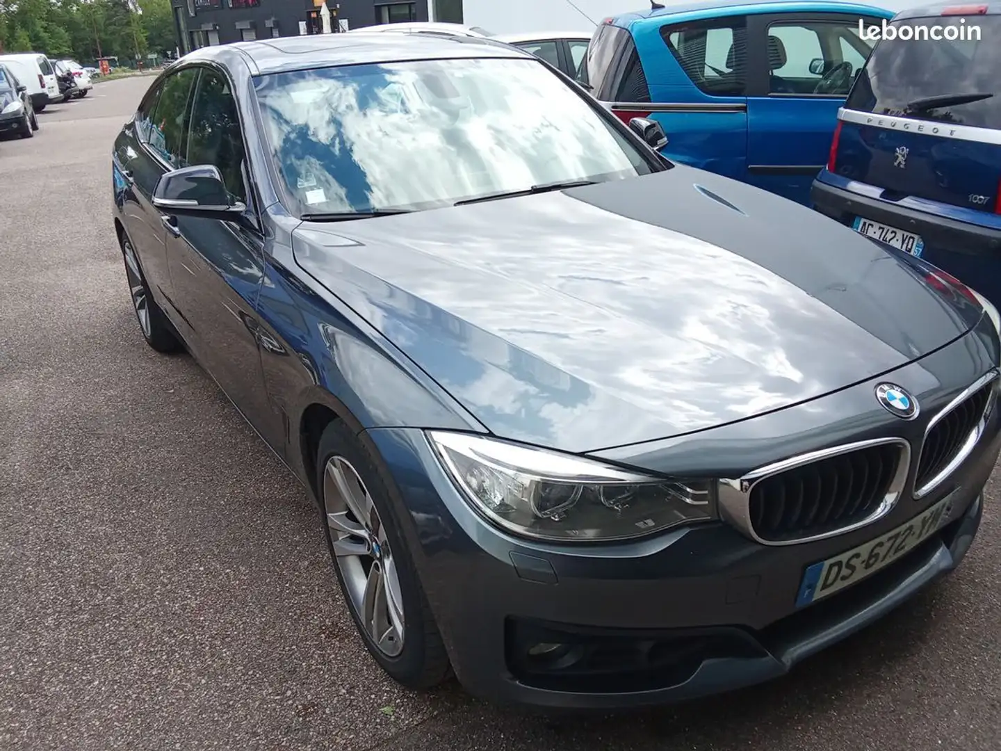 BMW 320 Belle 320 d gt 184ch 2015 parfait etat garanti rep Gris - 2