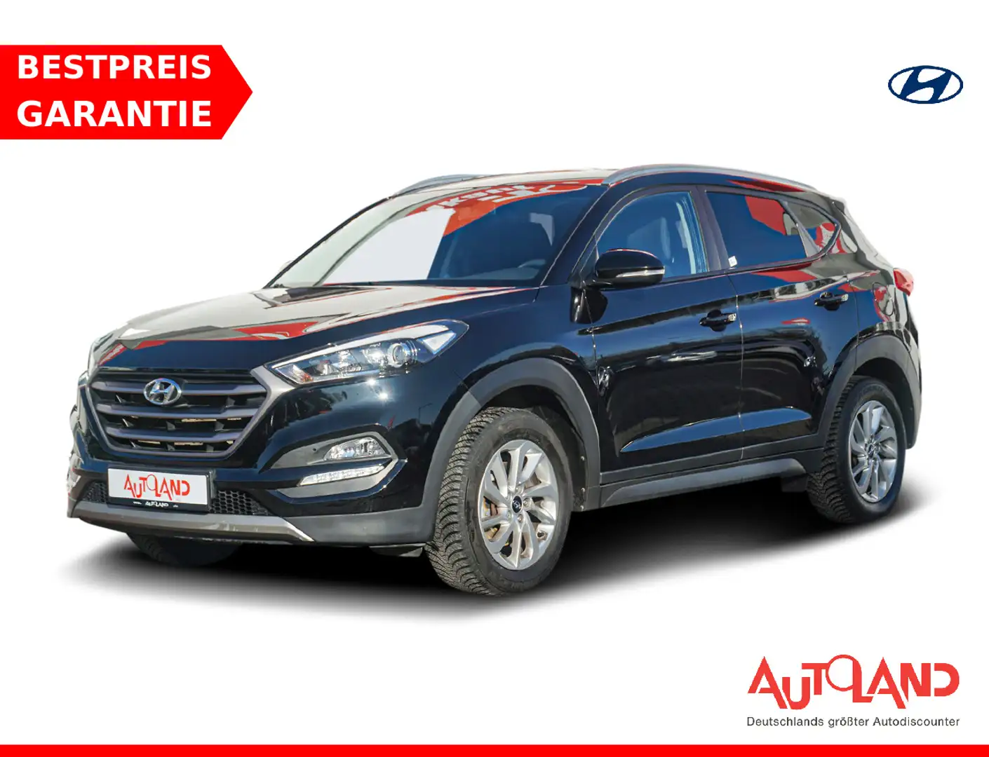 Hyundai TUCSON 1.6 Navi Kamera Tempomat DAB Sitzheizung Schwarz - 1