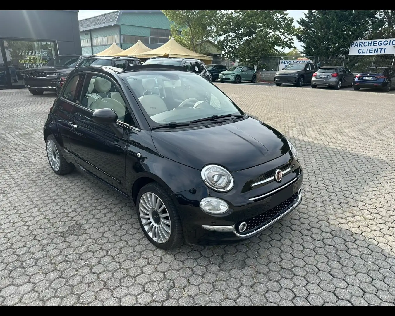 Fiat 500C III 2015 1.3 mjt Lounge 95cv Nero - 1