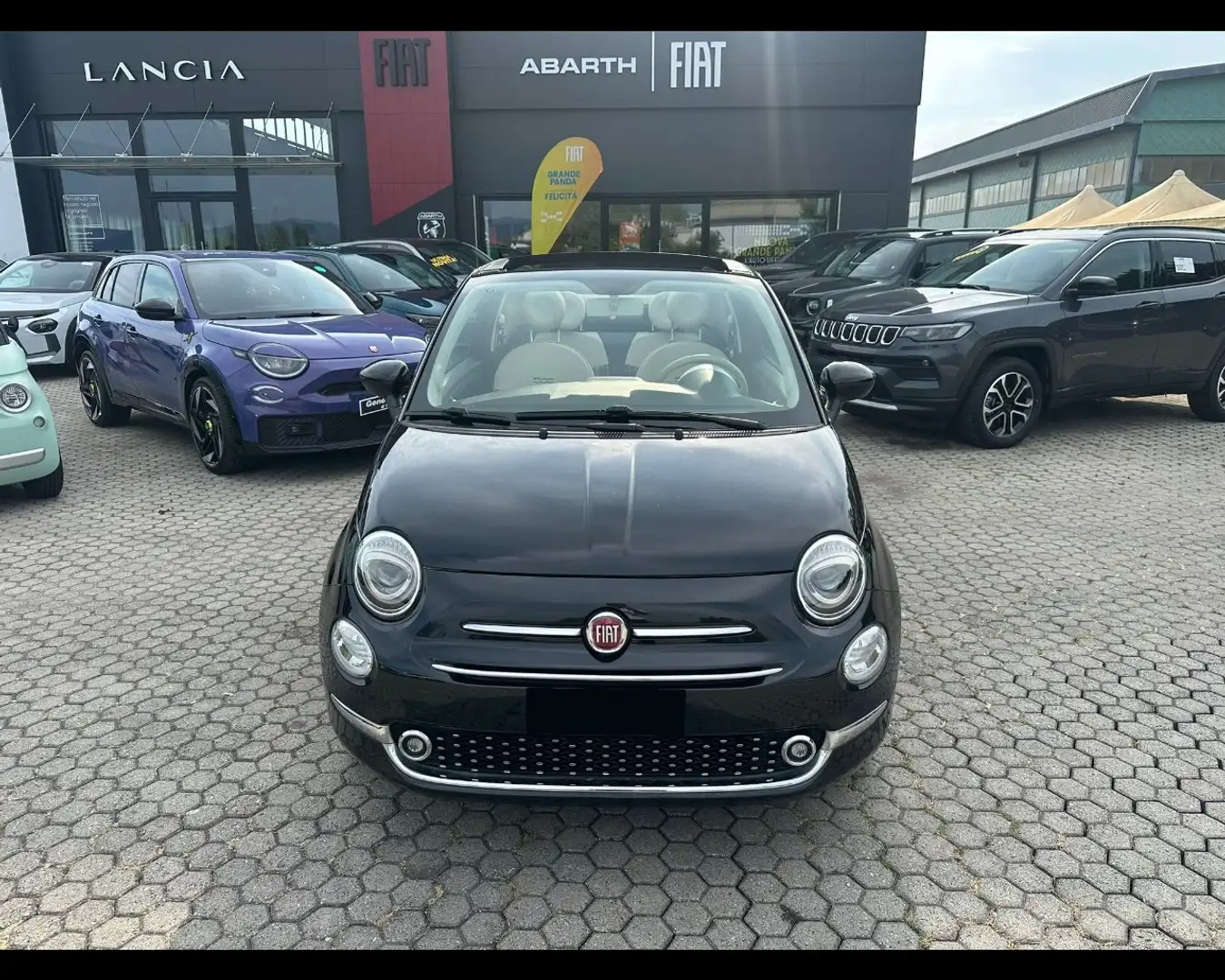 Fiat 500C III 2015 1.3 mjt Lounge 95cv Nero - 2