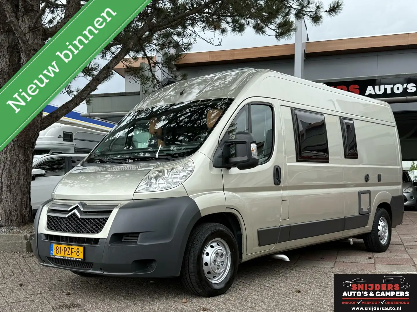 Autres Poessl KW 009 vast bed, Airco, Fietsenrek in Jaune - 1