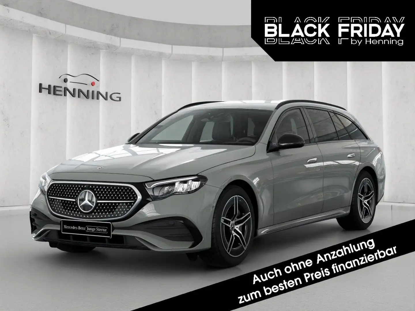 Mercedes-Benz E 220 d AMG Night-Paket Superscreen Distronic 19 Grau - 1