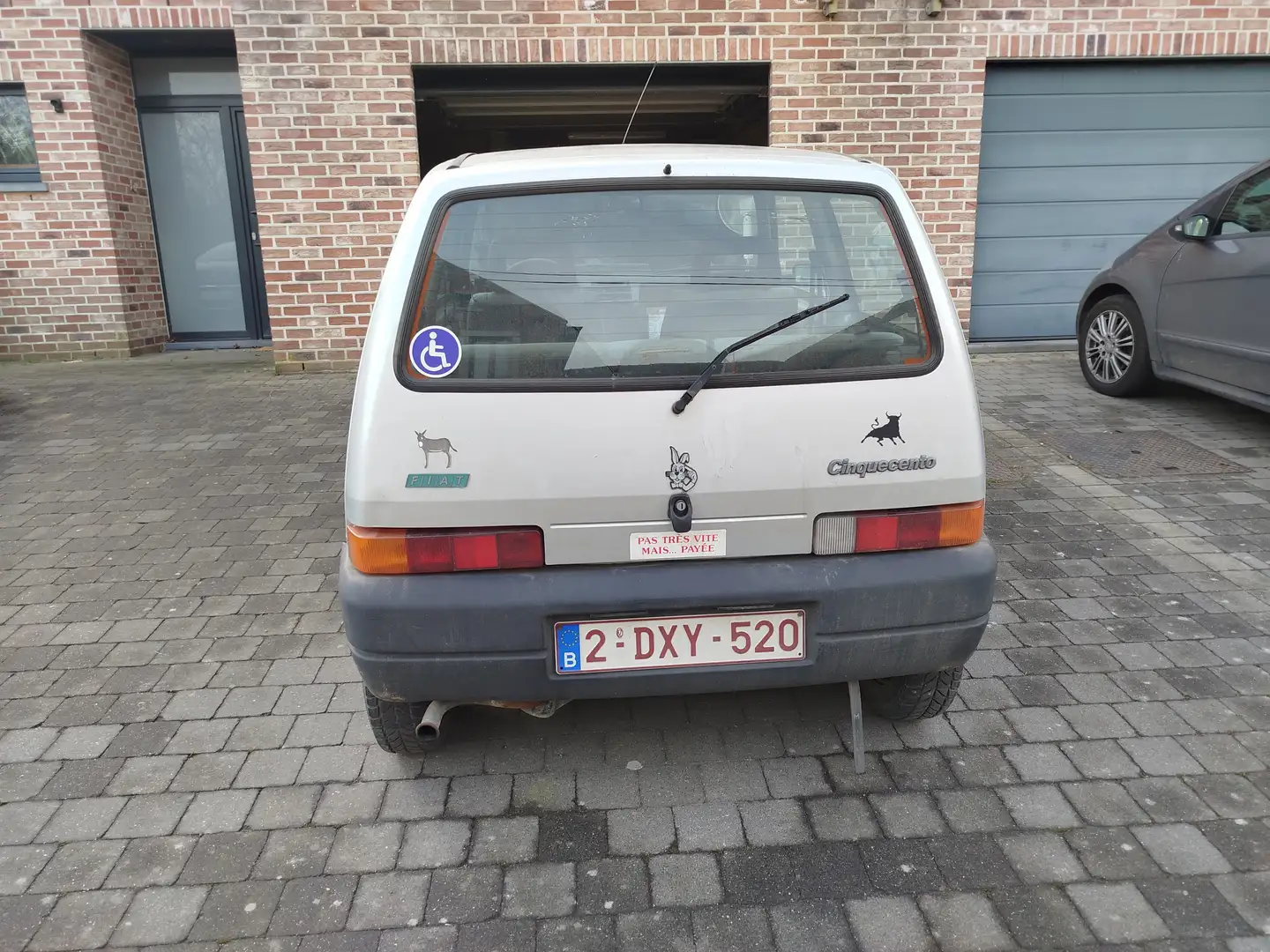 Fiat Cinquecento Gris - 1