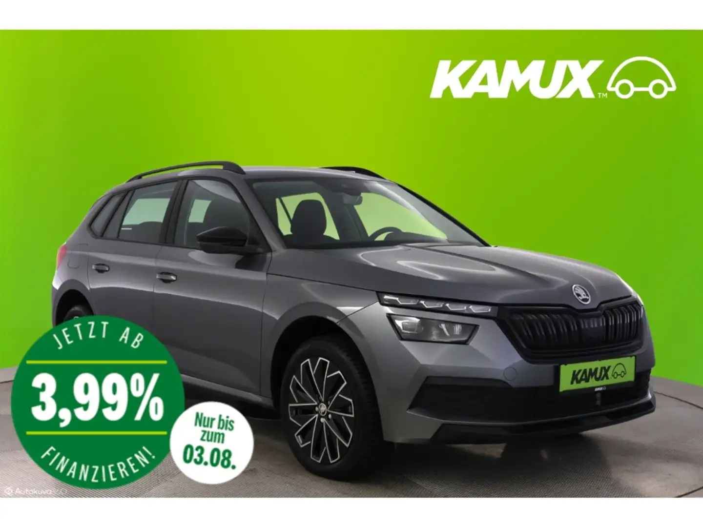 Skoda Kamiq 1.5TSI DSG Style+LED+KAMERA+CARPLAY Gris - 1