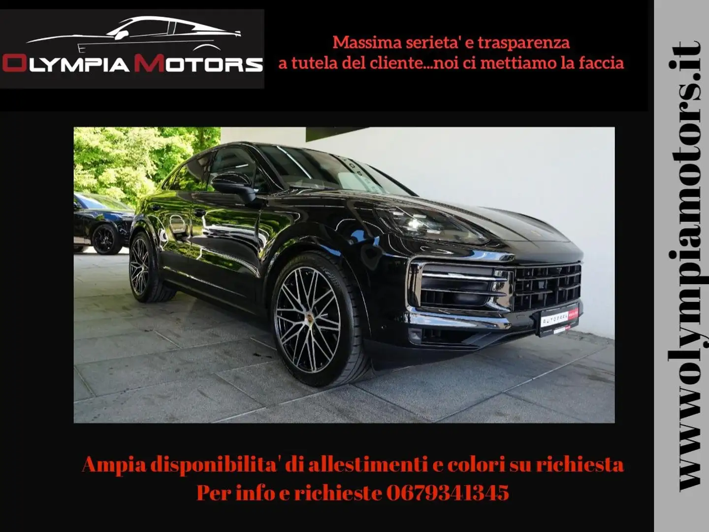 Porsche Cayenne 3.0 COUPE NAVI LED 22 PANORAMA KAMERA PASM Nero - 1