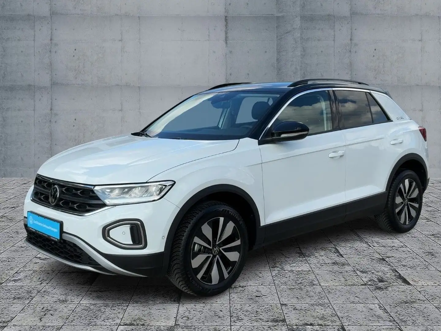 Volkswagen T-Roc 1.0 TSI GOAL 5JG+LED+NAVI+AHK+ACC+SHZ+DAB Weiß - 2