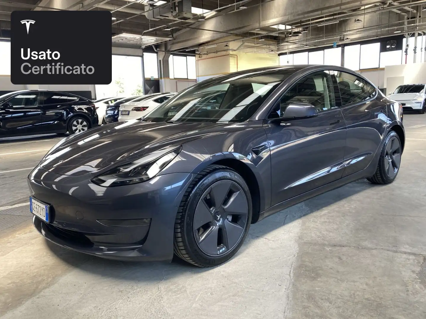 Tesla Model 3 Long Range AWD Argento - 1