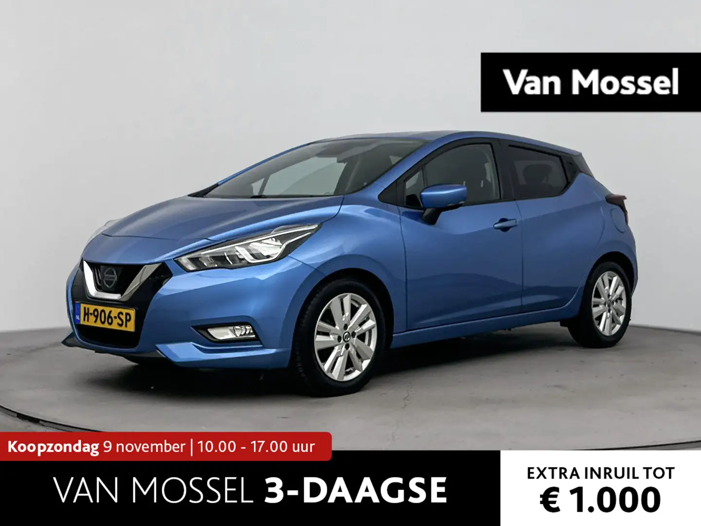 Nissan Micra 1.0 IG-T N-Connecta 100PK | Navigatie | Achteruitr Bleu - 1