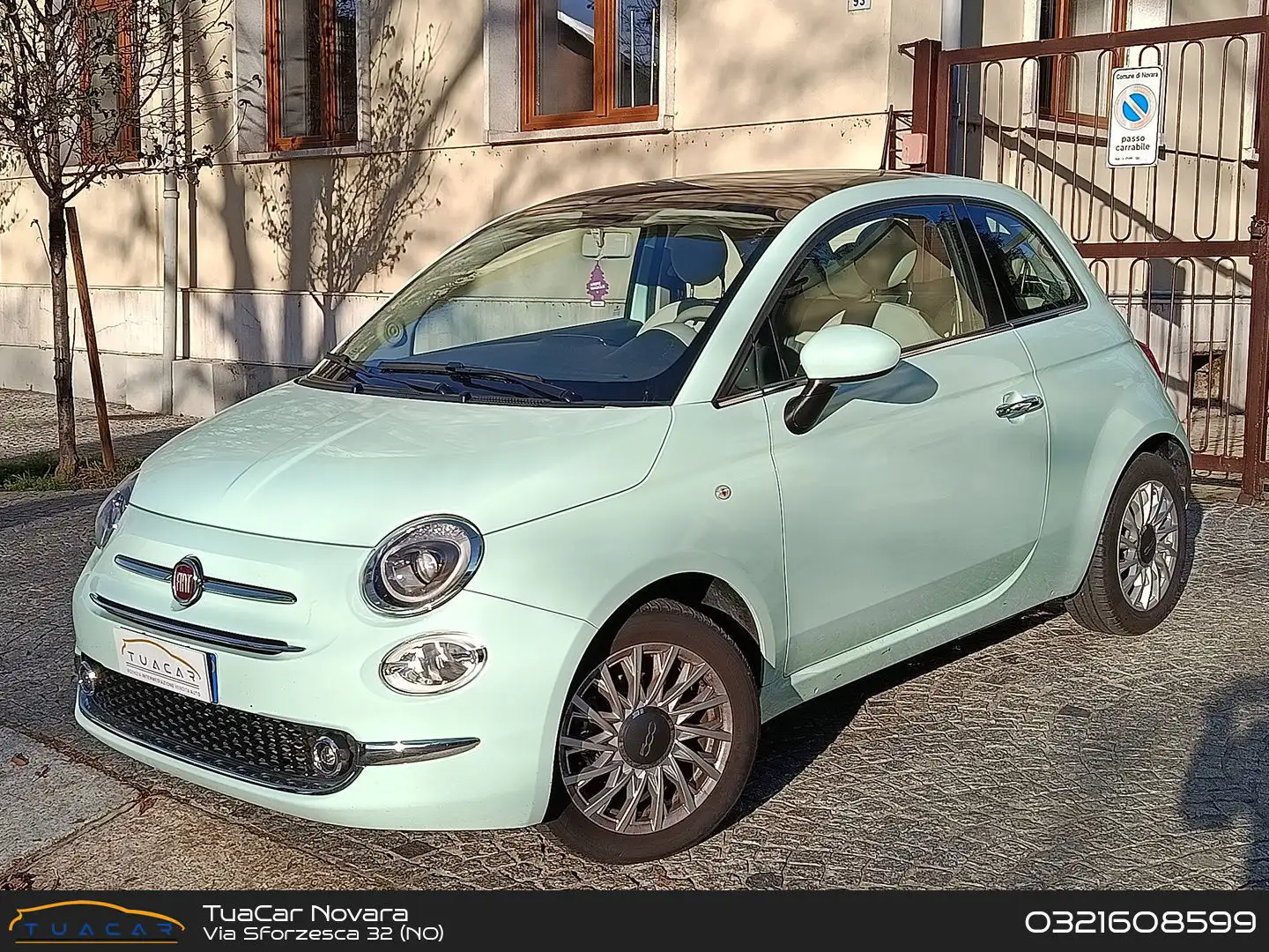 Fiat 500 Lounge 1.2 Grün - 1